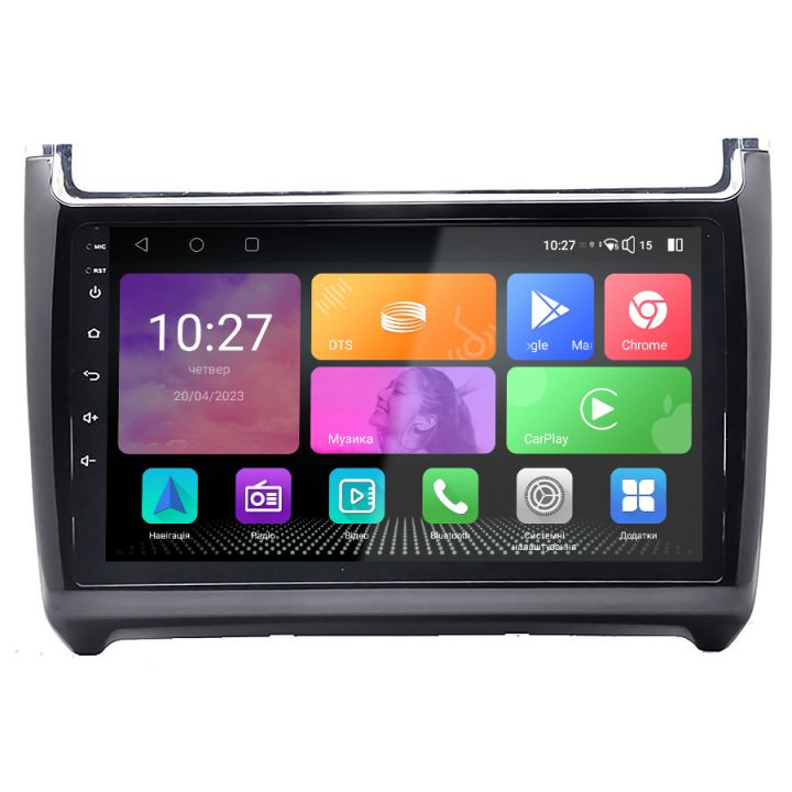 Штатна магнітола AudioSources T280-1070S для Volkswagen Polo 2009+
